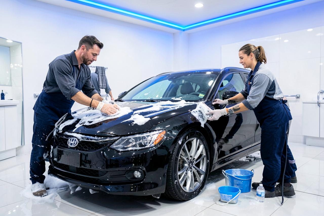 Aurora Detailing Atelier hand wash and detailing studio in Amsterdam
